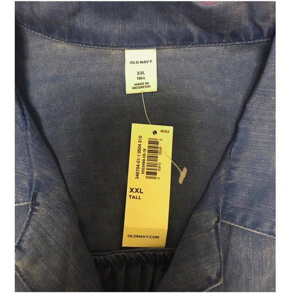 Old Navy Tie Belt Denim Dress - Picture 4 of 7